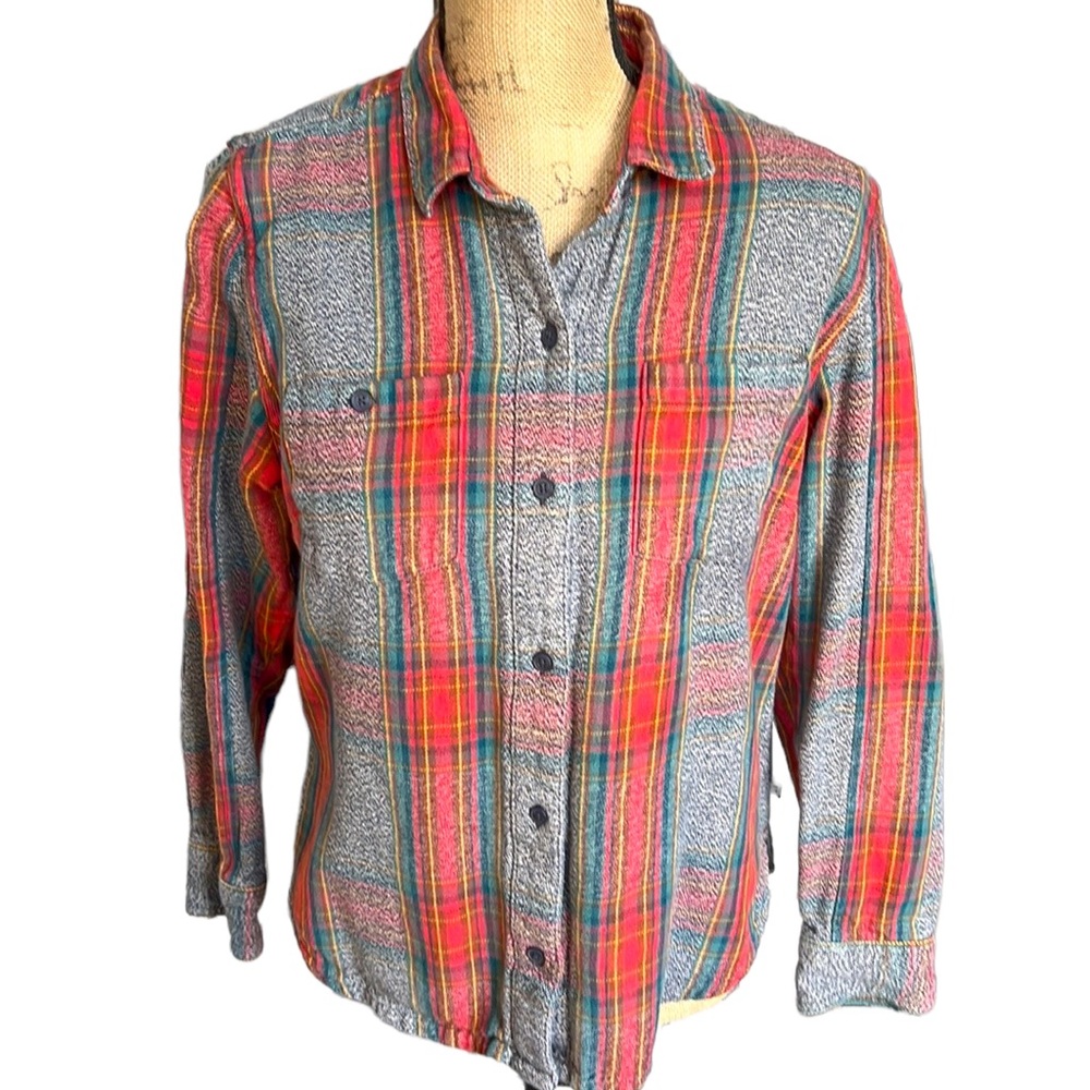 Toad & Co. Organic Cotton Long Sleeve Plaid Shirt